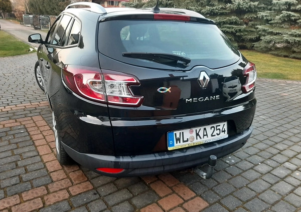 Renault Megane cena 29600 przebieg: 124000, rok produkcji 2012 z Kuźnia Raciborska małe 497